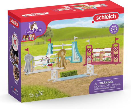 Schleich paardenaccessoires voor de hindernisbaan 42612