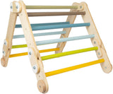 Small foot - houten klimrek 2in1 driehoek en wandrek adventure
