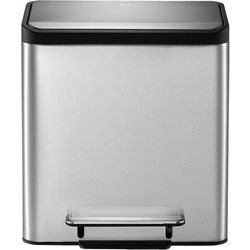 Eko pedaalemmer 31718245 rvs (roestvrij staal) zilver