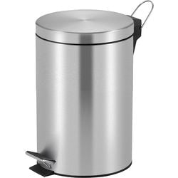 V-part - pedaalemmer 20 liter - stainless steel - mat rvs - prullenbak