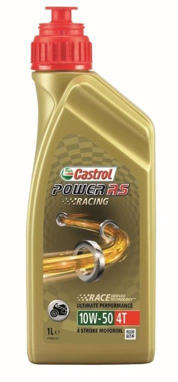 Castrol Olie RS Racing 4T 10W-50 fles à 1 liter