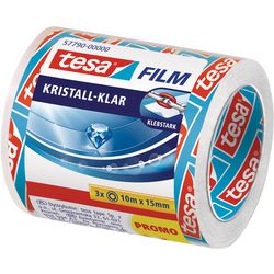 Tesa 57790-00000-01 film kristall-klar transparant (l x b) 10 m x 15 mm 3 stuk(s)