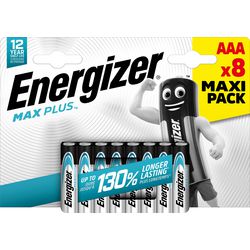 Batterij energizer max plus 8 aaa 1.5