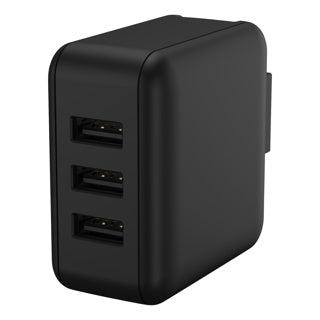 Usb reis oplader 15w met verwisslbare ac stekkers | 2 stuks