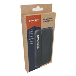 Powerbank 10000mah zwart | 2 stuks