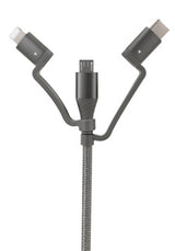 3 in 1 data en oplaadkabel 120 cm lang