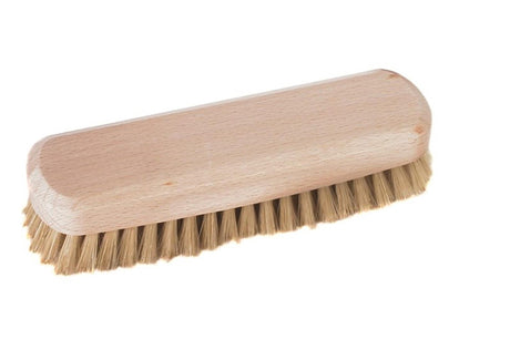 Luva schoen uitwrijfborstel haar 16 cm wit haar