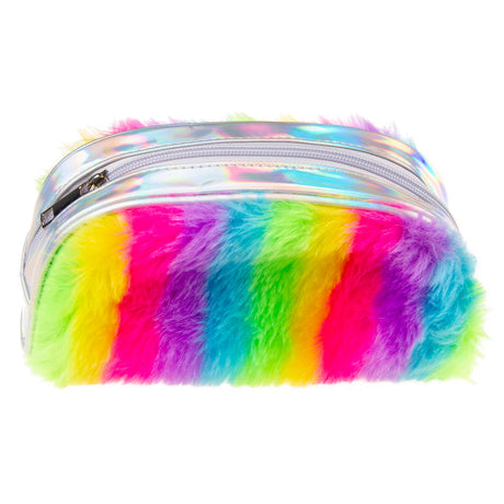 Duckiez fluffy etui regenboog
