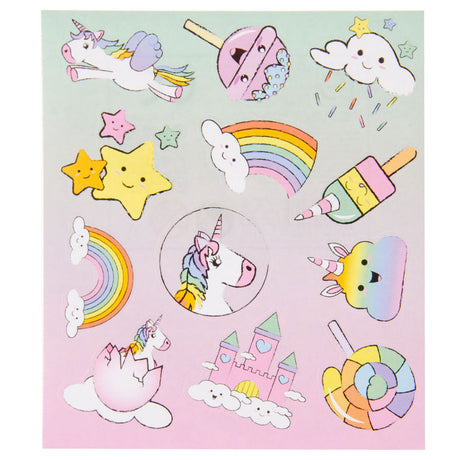 Duckiez stickervel eenhoorn