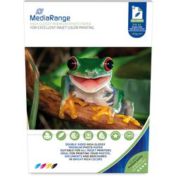 Fotopapier mediarange a4 160 g m² glanzend wit