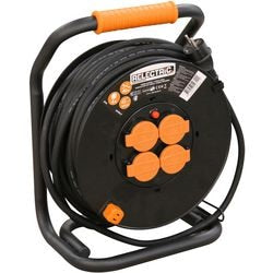 Kabelhaspel relectric relec493111 zwart, oranje