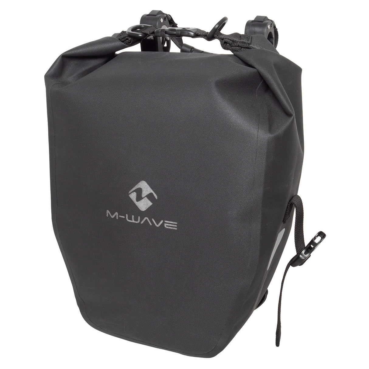 M-wave rough ride ii rack black series pannier bag