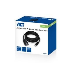 Usb-boosterkabel act zwart ac6105