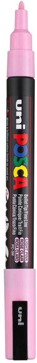 Posca uni uni verfmarker 3m lichtroze
