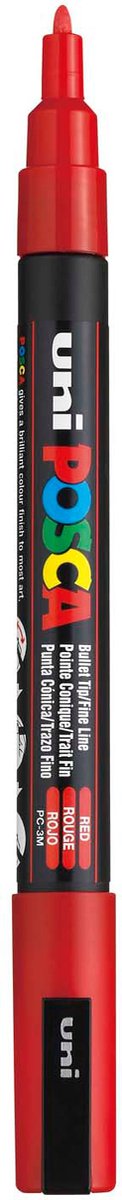 Posca uni uni verfmarker 3m rood