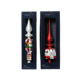 Decoris piek heteluchtballon caravan van glas 31cm