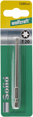Wolfcraft schroefbit solid | tx20 | 89 mm | 1 stuk - 1249000