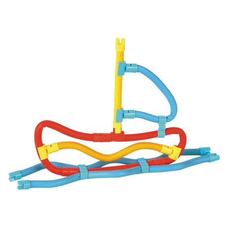 Clics spaghetteez 3d art flexibele bouwstaafjes, 35dlg.