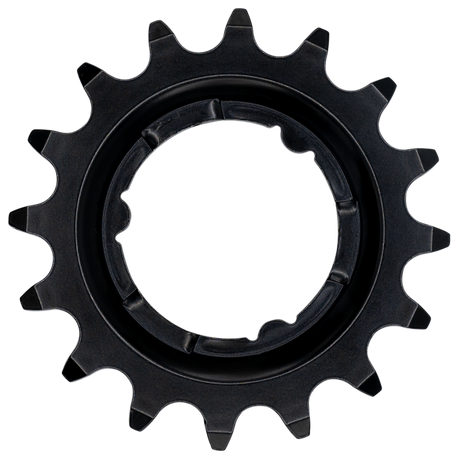 Kmc tandwiel voor shimano 16t o-mo staal 3 32 inch - zwart
