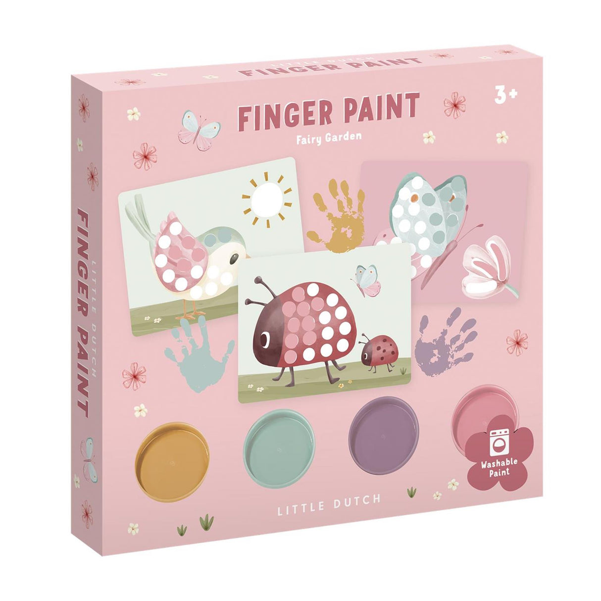 Little dutch vingerverf fairy garden - complete set - cadeautip - creatief speelgoed