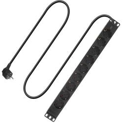 Act extension lead type f 8 plug sockets 2.5 m