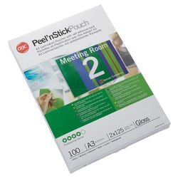 Lamineerhoezen gbc peel'nstick a3 100 stuks