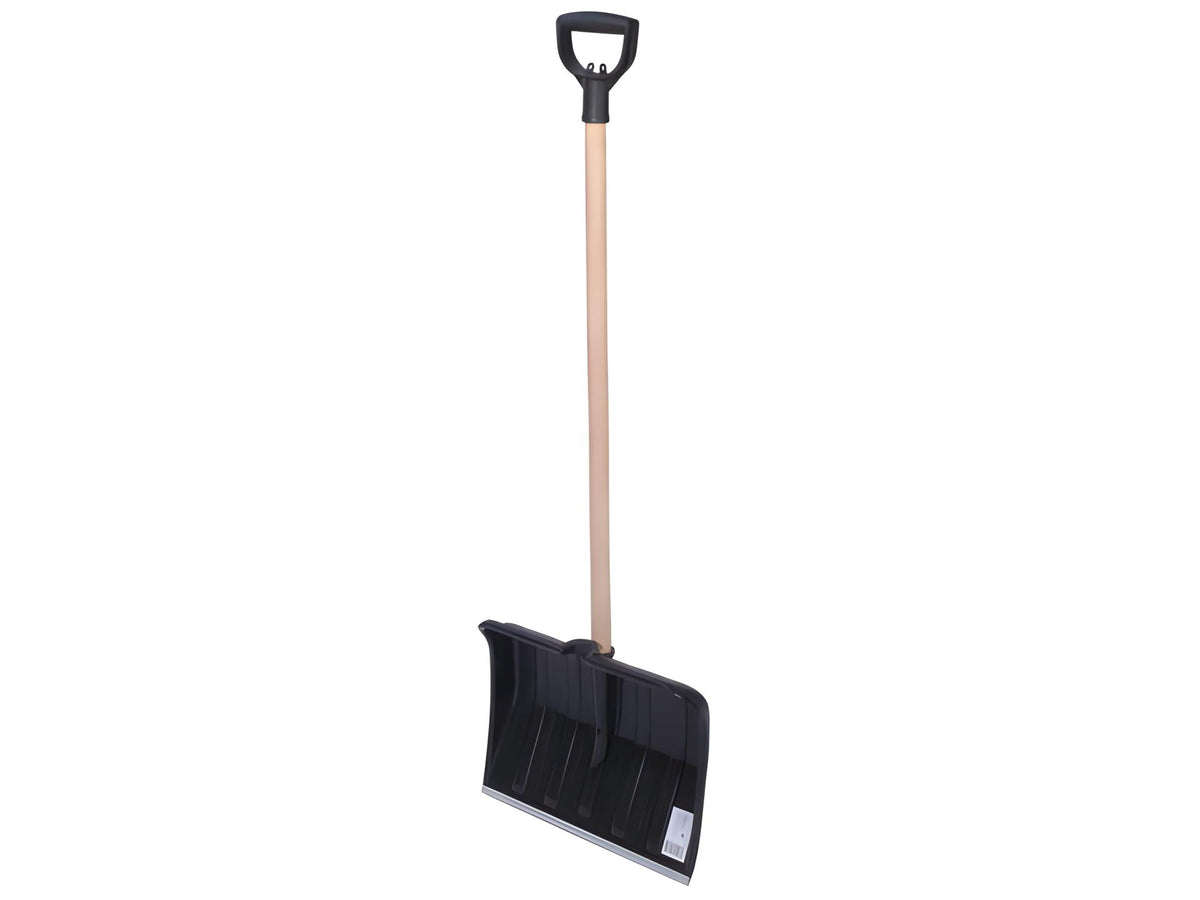 Pro garden sneeuwschep hout met kunststof 121x40x32 cm