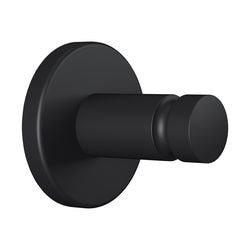 Tesa handdoekhaken moon black matzwart badkamer toilet zelfklevend zonder boren – 37x37x36mm