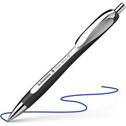 Schneider schrijfwaren schneider balpen - slider rave - penpunt xb - wit zwart - limited edition - s-132549