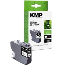 Inktcartridge kmp compatibel brother lc421xlbk zwart