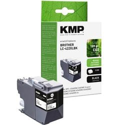 Inktcartridge kmp compatibel brother lc422xlbk zwart