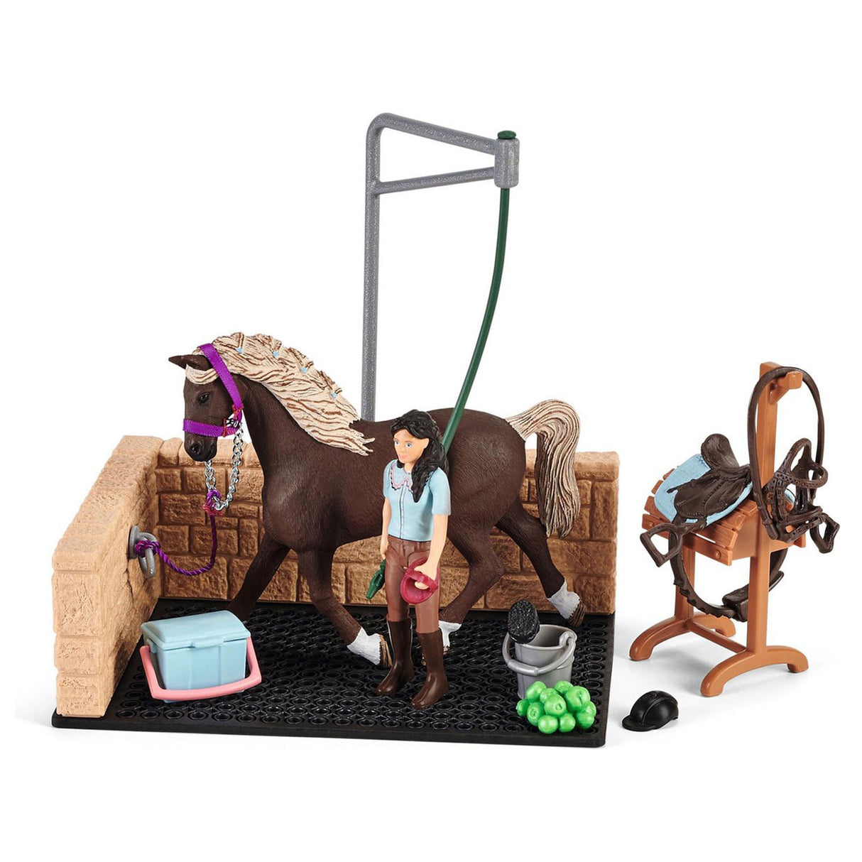 Schleich HORSE CLUB Paardenwasbox met Emily en van Hor 42438