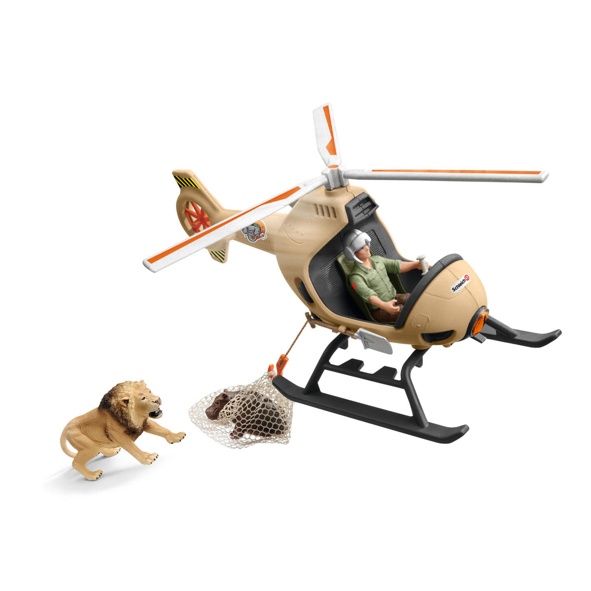 Schleich WILD LIFE Reddingshelikopter voor Dieren 42476