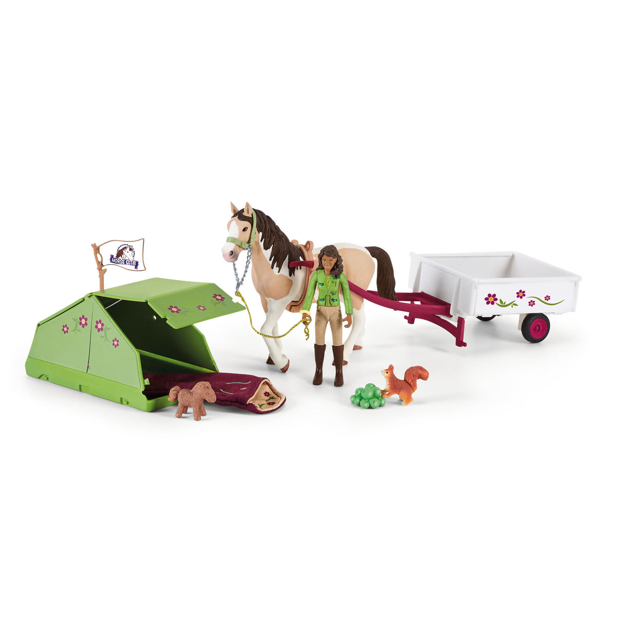 Schleich horse club sarah's kampeeruitstapje 42533