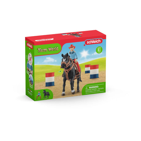 Schleich FARM WORLD Barrel Racing met Cowgirl 42576