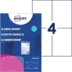 Avery naamkaartje zweckform 4834xl