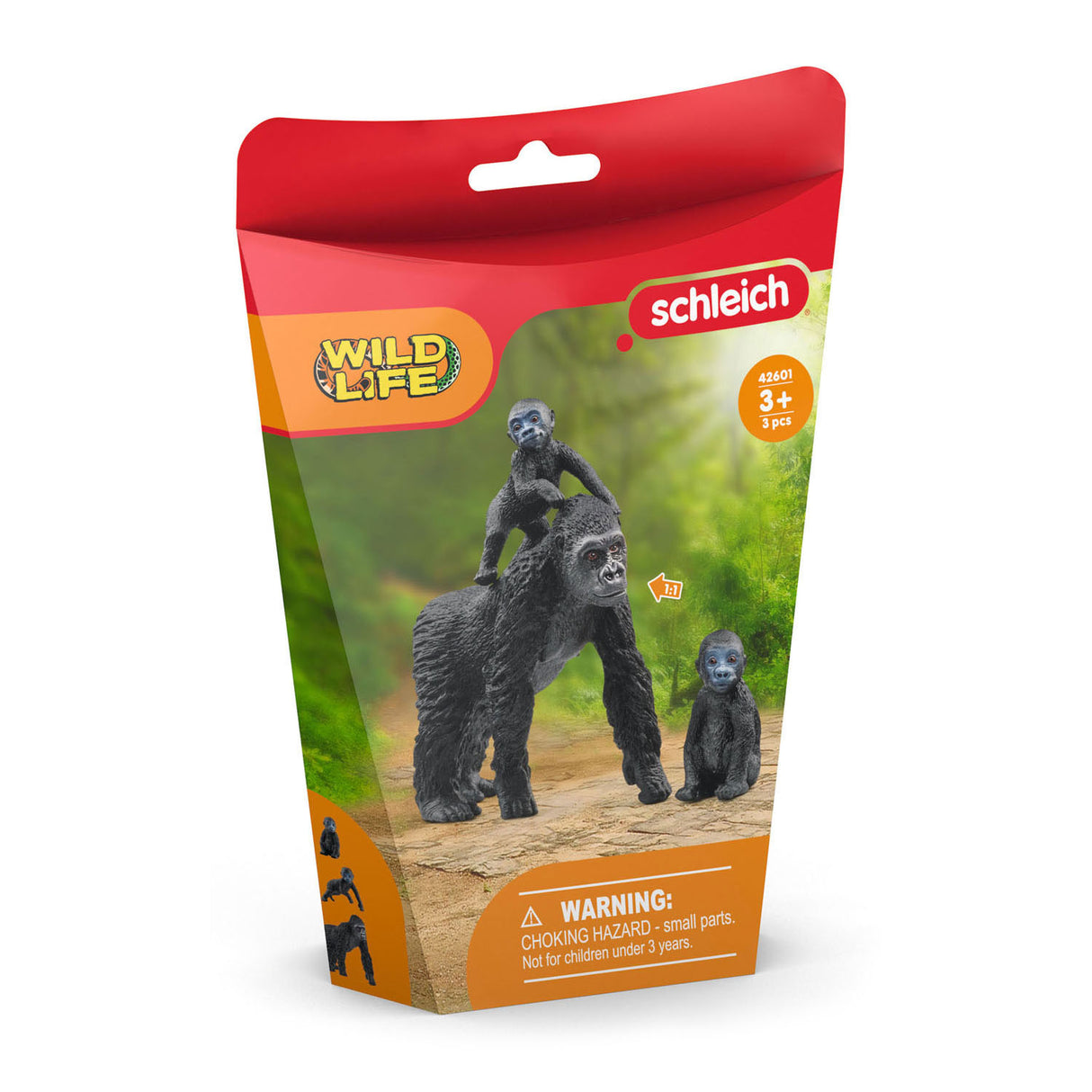 Schleich WILDLIFE Gorilla Familie 42601