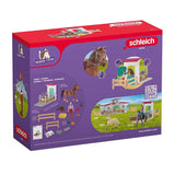 Schleich horse club paardenbox met hannah en cayenne 42710