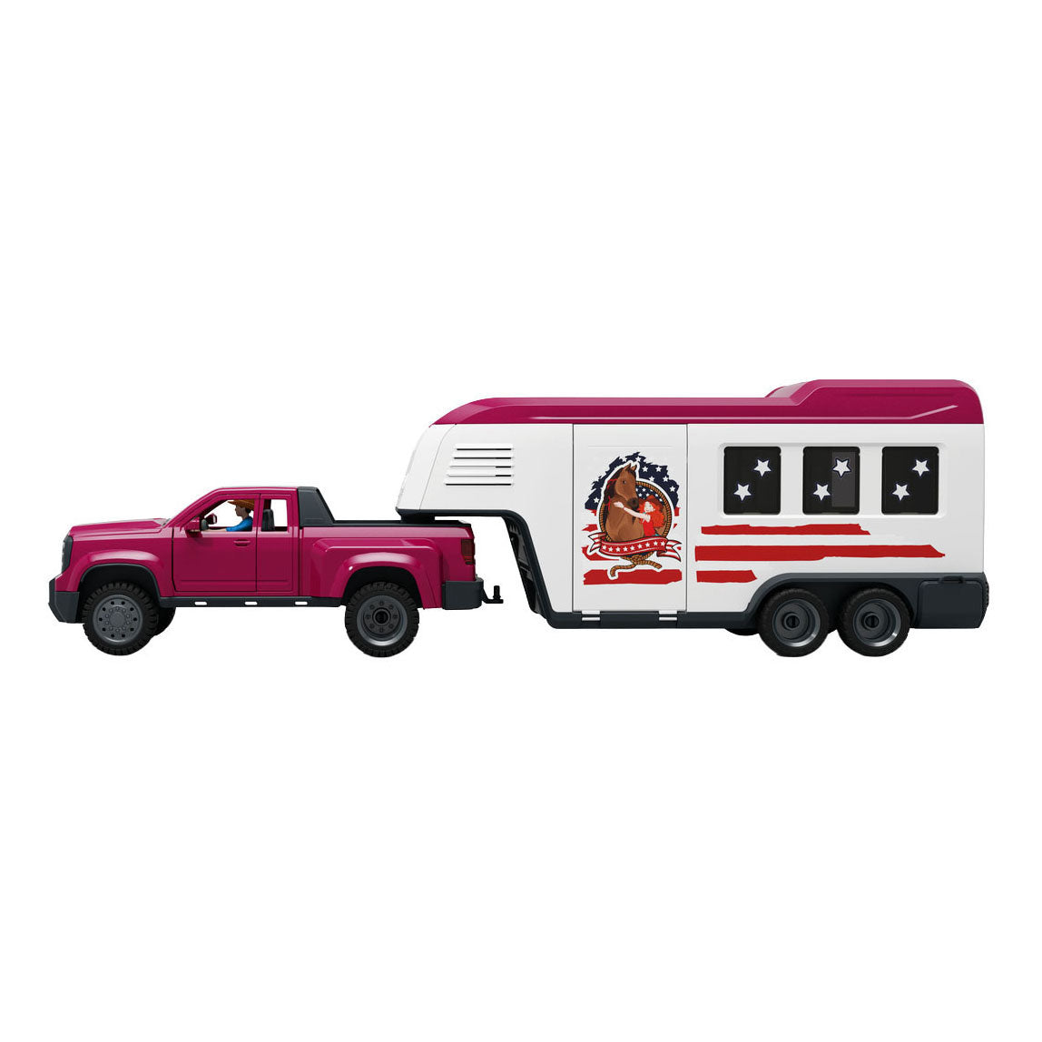 Schleich horse club lakeside-truck met aanhangwagen 42705