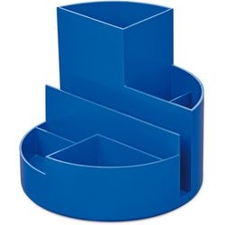 Pennenbak maul kunststof blauw