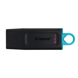 Usb-stick kingston datatraveler exodia 64 gb turkoois, zwart