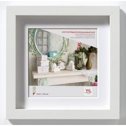 Walther stockholm - mdf houten lijst - fotoformaat 20x20 cm - wit