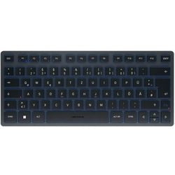 Draadloos toetsenbord cherry mini qwertz jk-7100de-22 blauw