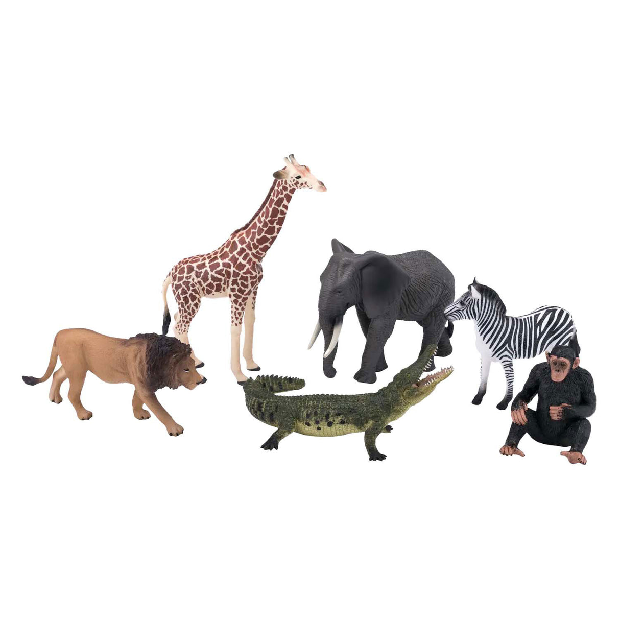 Mojo wildlife wilde dieren safari speelset, 6dlg. - 380026