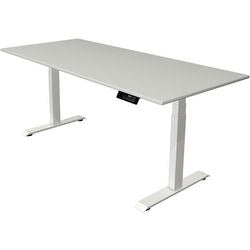 Zit-sta-bureau kerkmann move 1 stable grijs, wit 1270 mm x 1800 mm
