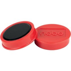 Nobo whiteboard-magneten 1915307 rood magnetisch