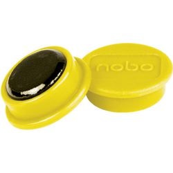 Nobo whiteboard-magneten 1915295 geel magnetisch