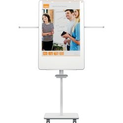 Nobo move meet mobiele magnetische flipover - 70x100cm - wit