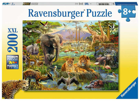 Ravensburger puzzel dieren van de savanne - legpuzzel - 200 stukjes
