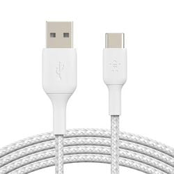 Oplaadkabel belkin cab002bt2mwh wit usb-a male naar usb-c male